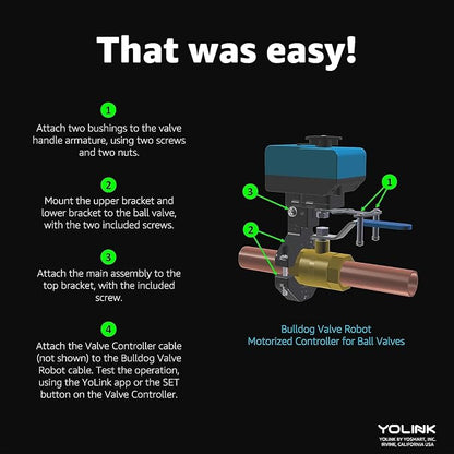 YoLink Smart Water Valve Controller 2, - Image 4