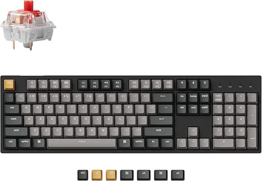 Keychron C2 Pro Wired Custom Mechanical Keyboard Full Size Layout QMK/VIA by Keychron