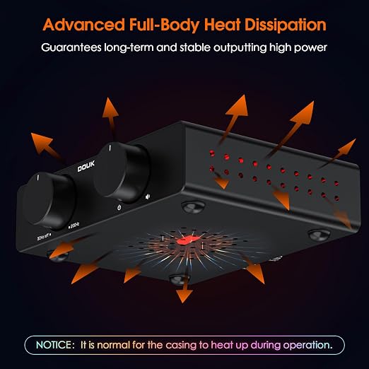 Douk Audio A5 2 Channel TPA3255 Stereo Amp, 300 Watts x2 Mini Hi-Fi Audio Power - Image 5
