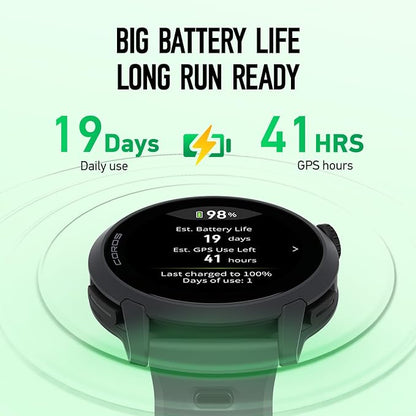 COROS PACE 4 Ultralight Sport GPS Watch, 1.2" AMOLED Touchscreen, 19 Days of - Image 3