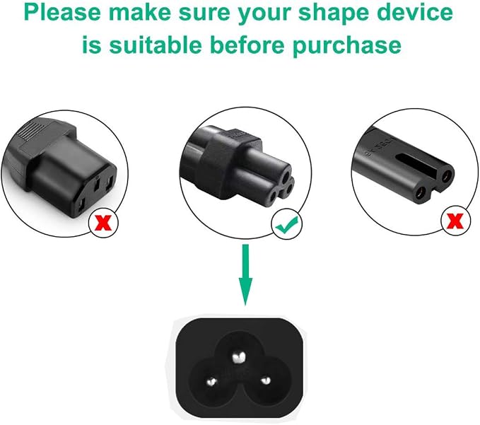 5Ft Mickey Mouse Power Cord, 3 Prong Power Cord, AC Power Supply Cord, AC - Image 2