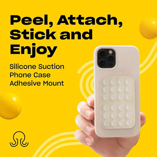 Classic - Silicone Suction Phone Case Adhesive Mount - Hands-Free, Strong Grip - Image 2