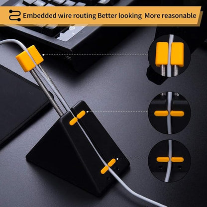 Hotline Games Mouse Bungee, Mouse Cord Clip Cord Management System Fixer Holder - Image 3