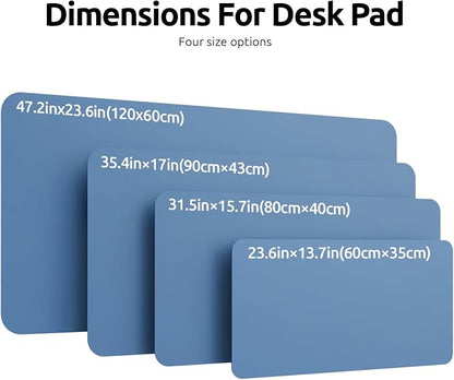 YSAGi Leather Desk Protector, Office Mat, Large Mouse Mat, Non-Slip PU Leather - Image 8