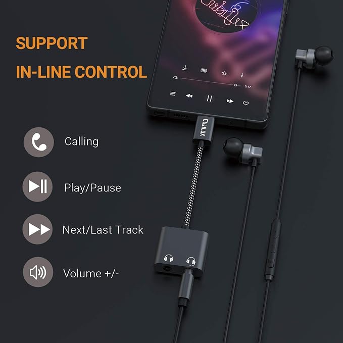 USB C Audio Splitter for 2 Headphones - Image 5