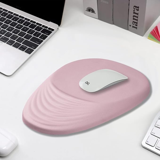 Ergonomic Mouse Pad Wrist Rest, Memory Foam Massage Design & Non-Slip PU Base - Image 5
