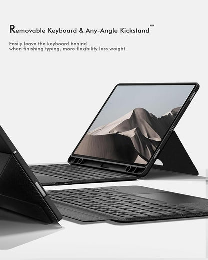 Doohoeek Keyboard Folio for Samsung Galaxy S10 Fe 10.9" 2025 / S9 FE / S9 - Image 5