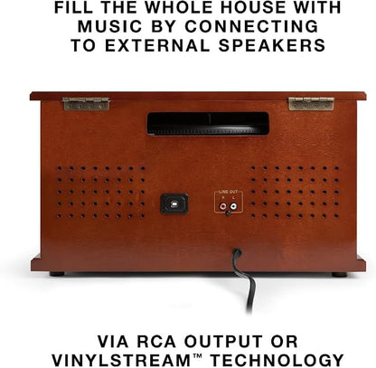 Victrola Navigator 8-in-1 Bluetooth Record Player - Image 6