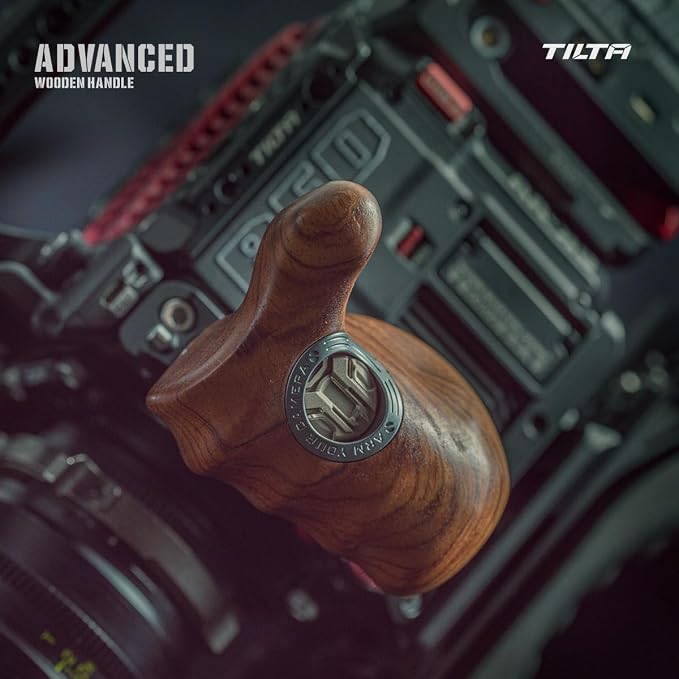 Tilta Advanced Left Side Wooden Handle | Black Walnut Wood & Aluminum Alloy - Image 10