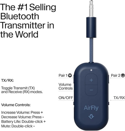 Twelve South AirFly Pro 2 Bluetooth 5.0 Transmitter/Receiver - Image 3