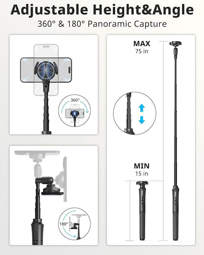 UBeesize 72'' Magnetic Tripod for iPhone - Image 4