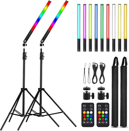 LED Light Sticks RGB Light Wand, Photography Light Stick LED Video Lighting Kit - Image 8