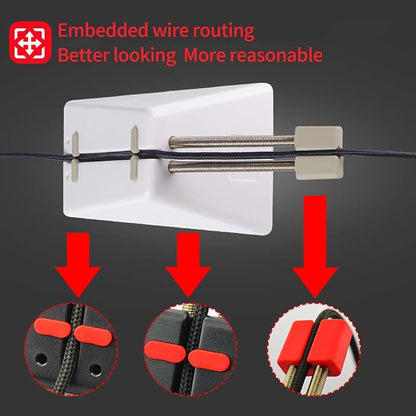 Hotline Games Mouse Bungee Mouse Cord Clip Cord Management System Fixer Holder - Image 4