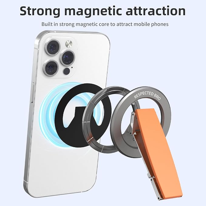 Magnetic-Phone-Grip-Stand, Magnetic Phone Ring Holder Kickstand - Image 7
