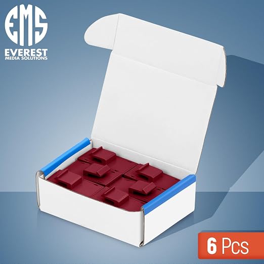 Everest RJ45 CAT6 Keystone Coupler in Red - Image 2