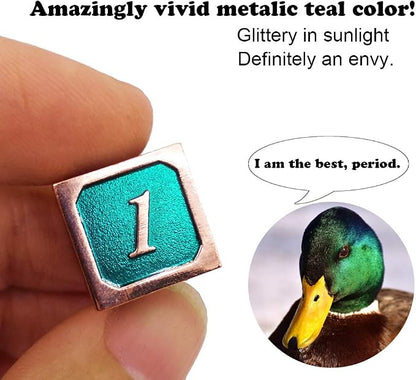 Haxtec DND Metal Dice Set Copper Teal Polyheral Dice Compatible - Image 5