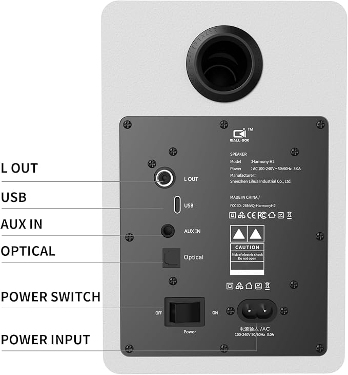 Harmony H2 60W Desktop Speakers - Image 6