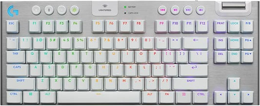 Logitech G915 X Lightspeed TKL Wireless Mechanical Gaming Keyboard, Double-Shot by LogitechG
