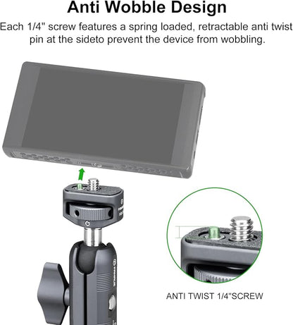 FANAUE Mini Articulating Arm Mount Camera Accessories Compatible - Image 5