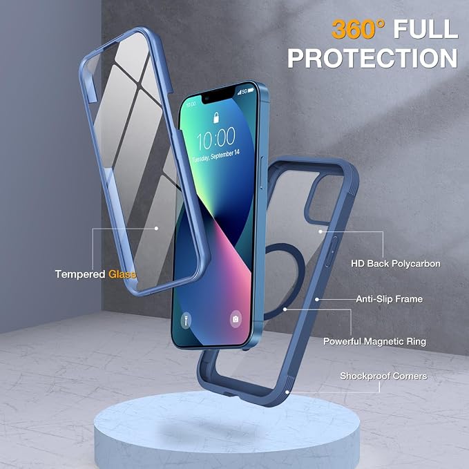 Miracase Magnetic Case for iPhone 13 Mini 5.4 Inch, - Image 3