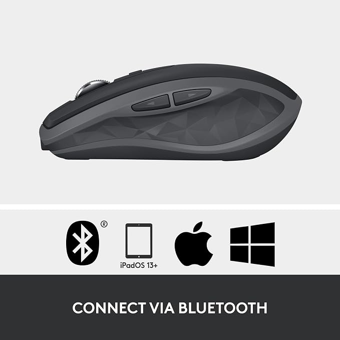 Logitech MX Anywhere 2S Bluetooth Edition Compact Wireless Mouse, No USB - Image 7