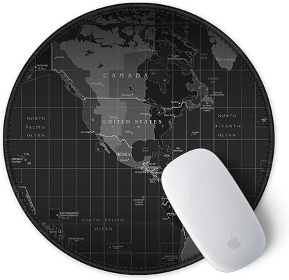 ITNRSIIET Round Mouse Pad with Stitched Edge Premium-Textured Waterproof - Image 2