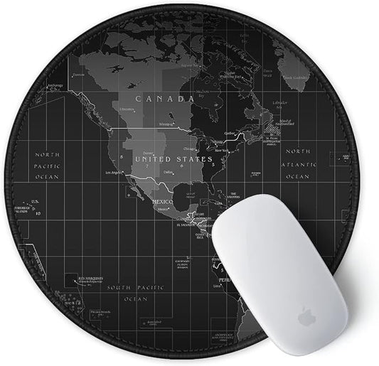 ITNRSIIET Round Mouse Pad with Stitched Edge Premium-Textured Waterproof - Image 2