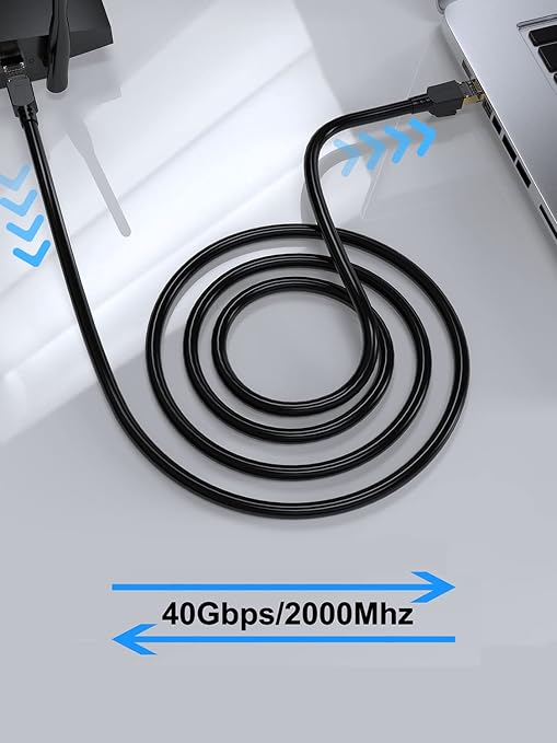 Cat 8 Ethernet Cable 150ft Shielded, Indoor&Outdoor, Heavy Duty High Speed - Image 5