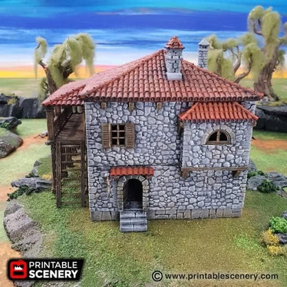 Port Tavern by Printable Scenery, 3D Printed Tabletop RPG Scenery and Wargame - Image 4