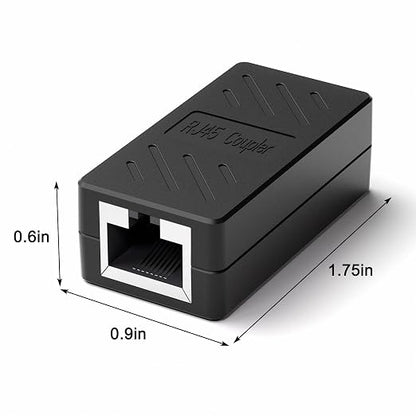 ZUZONG 50 PCS Gigabit RJ45 Coupler, Ethernet Extender Connector in Line Coupler - Image 4