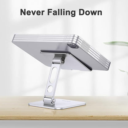OMOTON Upgraded Adjustable Tablet Stand Holder, Heavy Duty Foldable Portable - Image 2