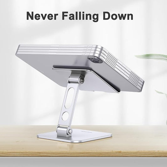 OMOTON Upgraded Adjustable Tablet Stand Holder, Heavy Duty Foldable Portable - Image 2