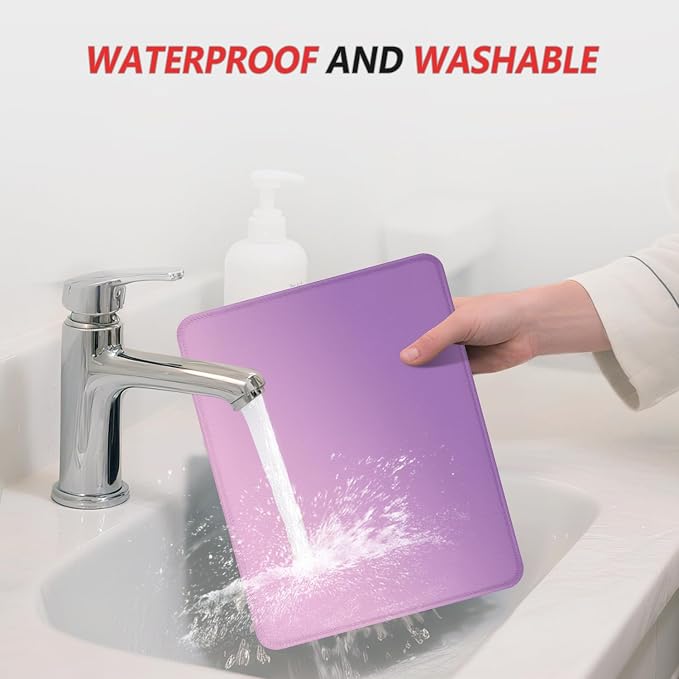 ITNRSIIET Mouse Pad Non-Slip Rubber Base Smooth Surface Stitched Edges - Image 6