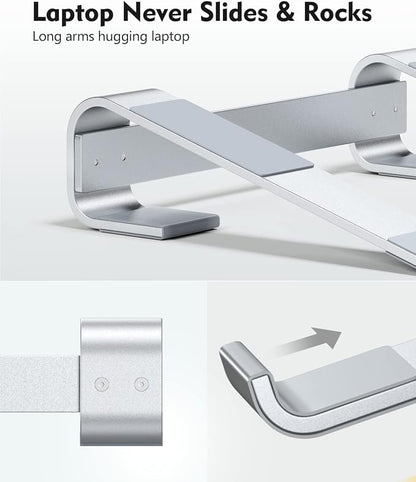 SOQOOL Laptop Stand for Desk, Computer Stand Riser for Desk, Ventilated - Image 5