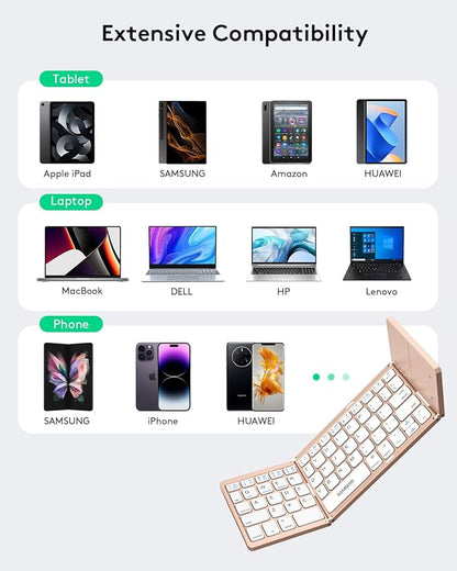 Samsers Foldable Bluetooth Keyboard - Image 4