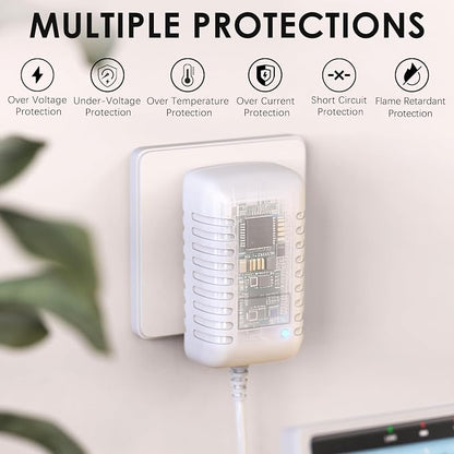 5V Charger Compatible with VTech VM901 VM919HD VM919-2HD VM819 VM819-2 PU Baby - Image 5