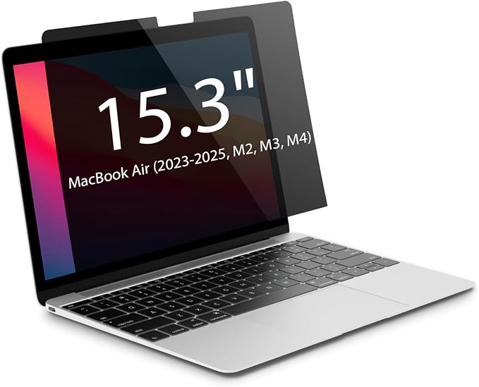 Magnetic Privacy Screen for MacBook Air 15 inch, Detachable Screen Protector by Unknown