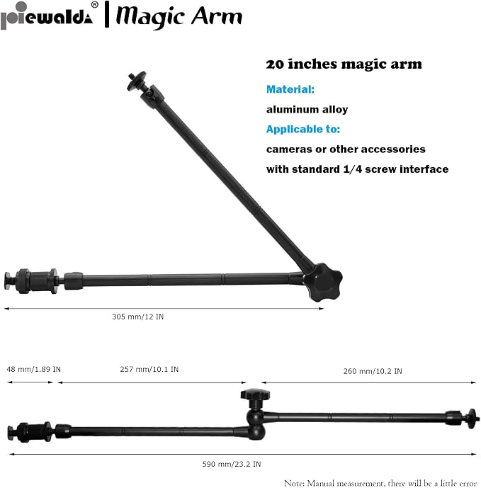 Camera Magic Arm articulating arm- 20 Inch Metal Adjustable Friction - Image 3