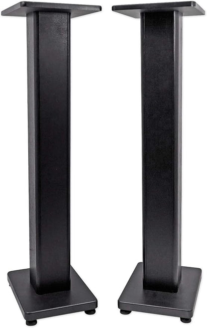 Rockville Pair RHTSB 36 Inch Bookshelf Speaker Stands, High-Performance Wood - Image 5