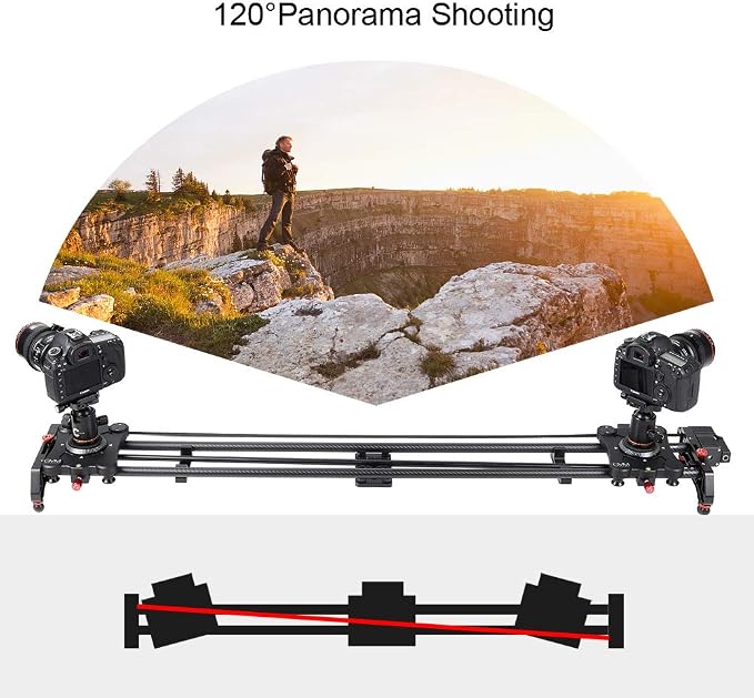 GVM Great Video Maker Camera Motorized Slider, Automatic Round Trip, Time Lapse - Image 3