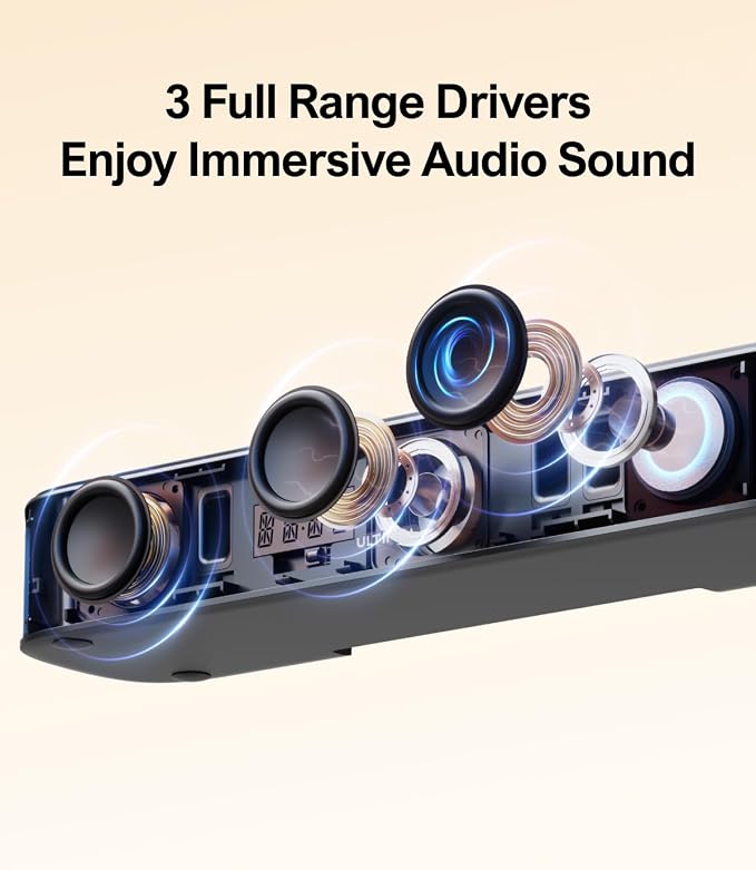 ULTIMEA 7.1ch Sound Bar with Subwoofer, Virtual Surround Sound System - Image 8