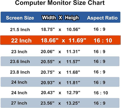 22 Inch Computer Privacy Screen Shield - Image 6