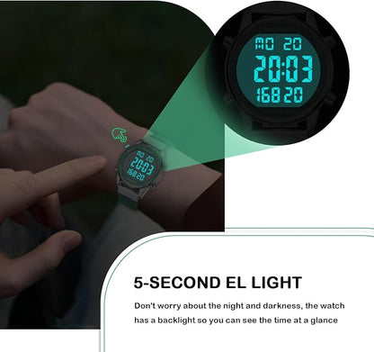 Hearkent Pedometer Watch for Walking Steps and Miles-Men&Women-Step Counter for - Image 6