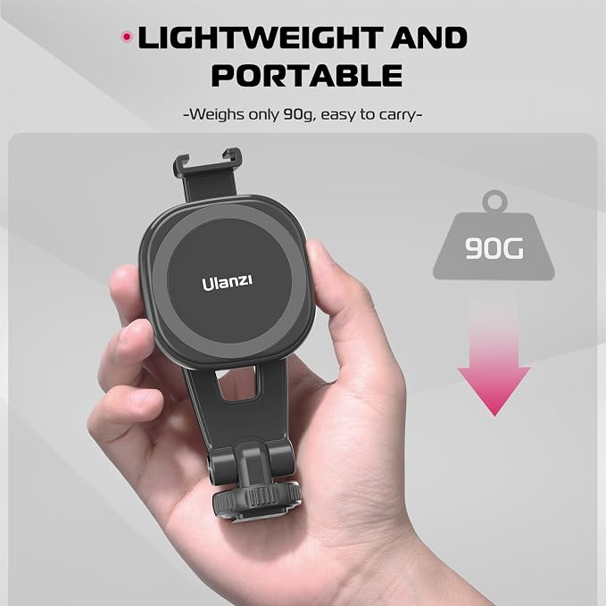 ULANZI Magnetic iPhone Tripod Mount MA23, Magnet Phone Holder Adapter Tripod - Image 4