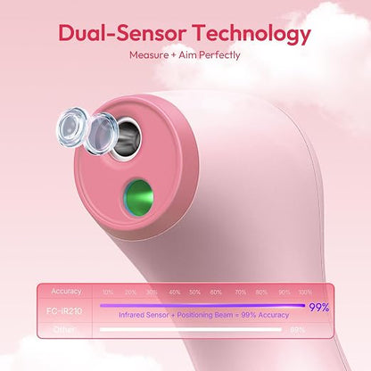 No-Touch Thermometer for Adults and Kids, 1-Second Fast Reading, Color-Coded - Image 4