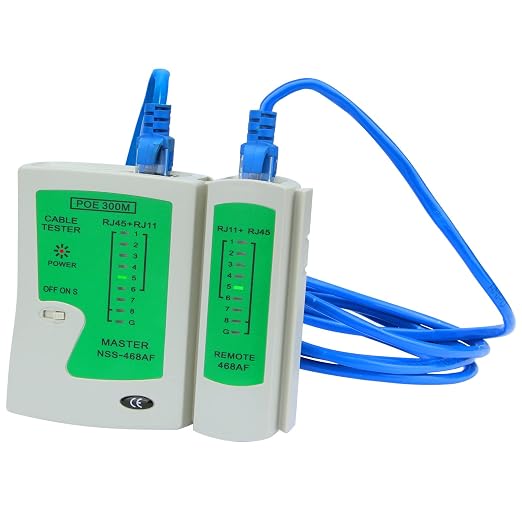 RJ45 Network Cable Tester with Mini Wire Stripper, Ethernet Cable Tester Tool - Image 7