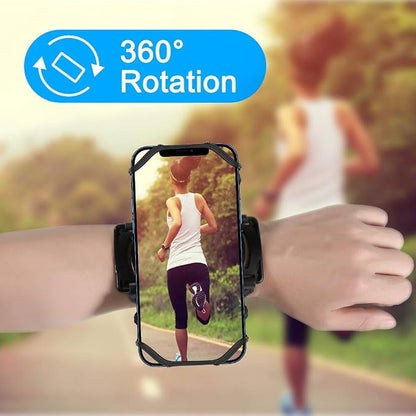 VUP Wristband Phone Holder, 360° Rotatable Forearm Armband - Image 2