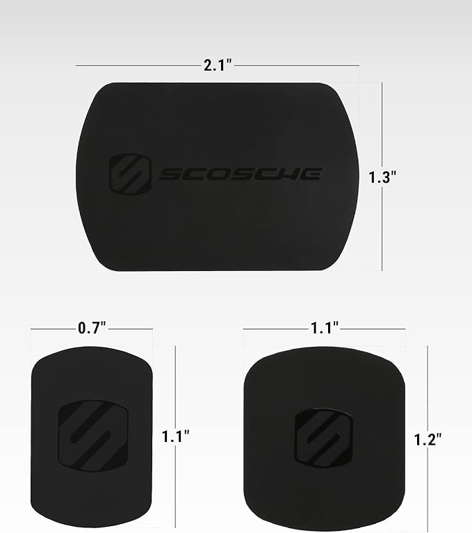Scosche MRK2PK-UB MagicMount Replacement Metal Plate Kit - Image 2