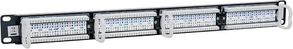 Intellinet 24 Port Cat5e Network Patch Panel Wall Mount– 1U Rack Height - Image 4