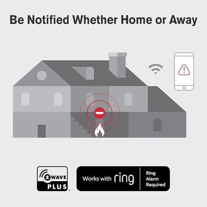 New 2025 First Alert SMCO410 Z-Wave Battery-Powered Smoke Detector & Carbon - Image 2